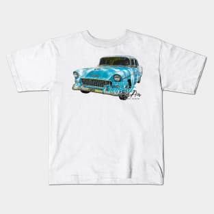 1955 Chevrolet Bel Air 4 Door Sedan Kids T-Shirt